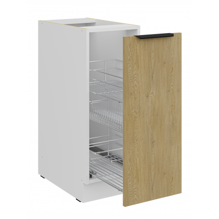 Szafka kuchenna CARGO 30 cm CREMA dąb cremona / biały mat 30 D CARGO BB